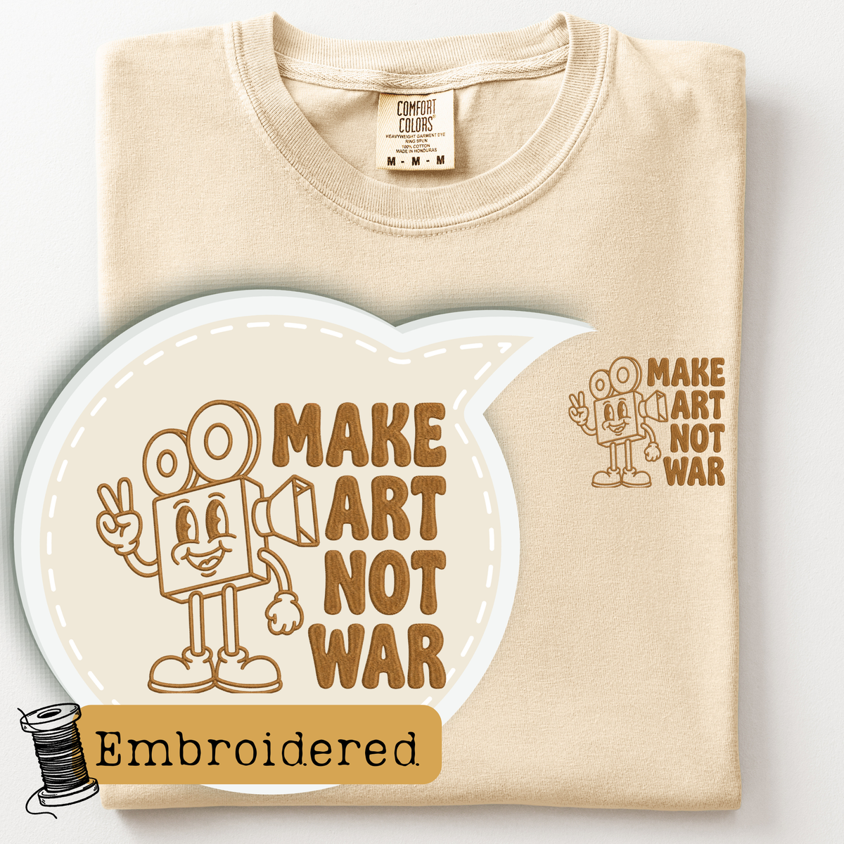 Make Art Not War Film T-Shirt