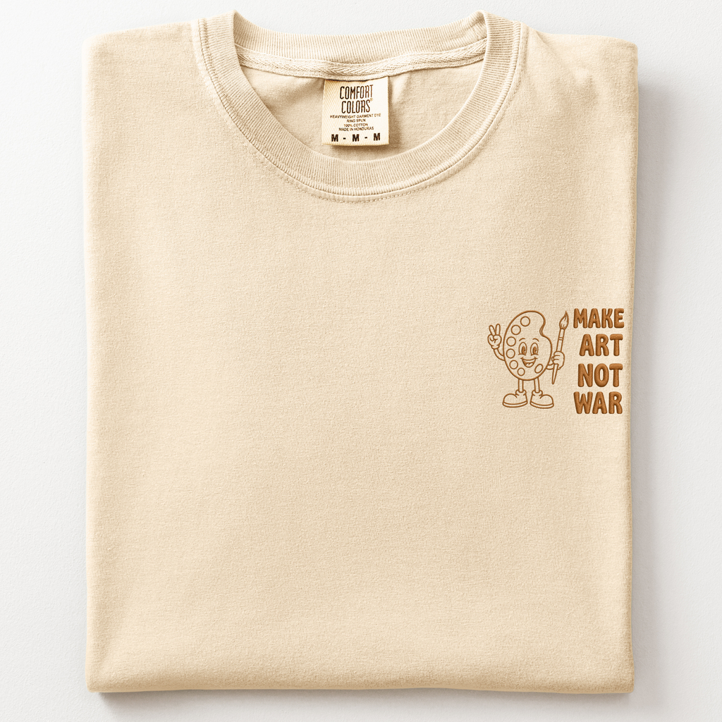 Make Art Not War Paint T-Shirt