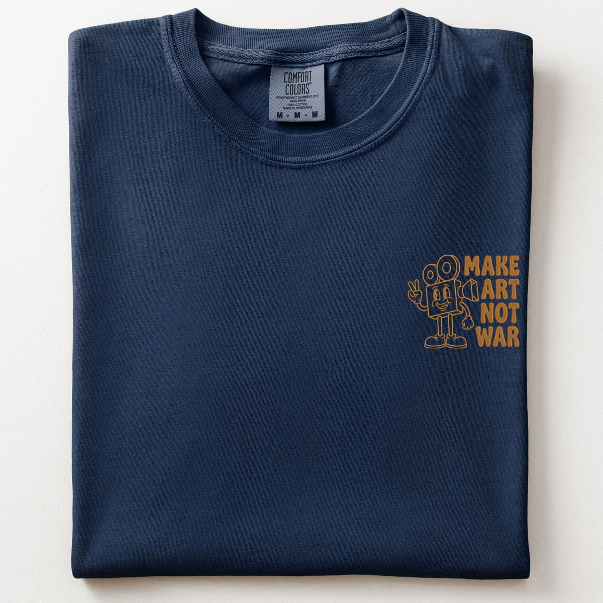 Make Art Not War Film T-Shirt