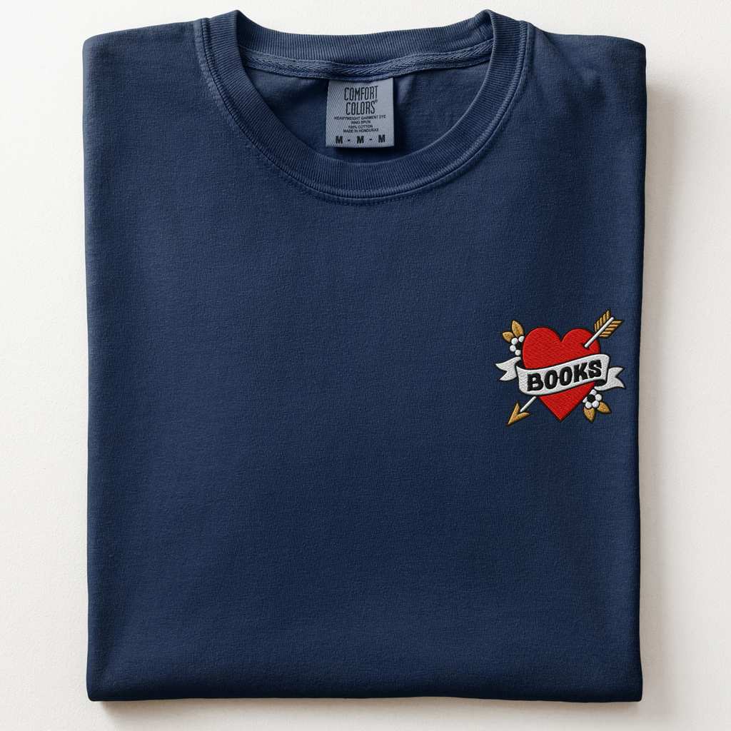 Books Tattoo T-Shirt