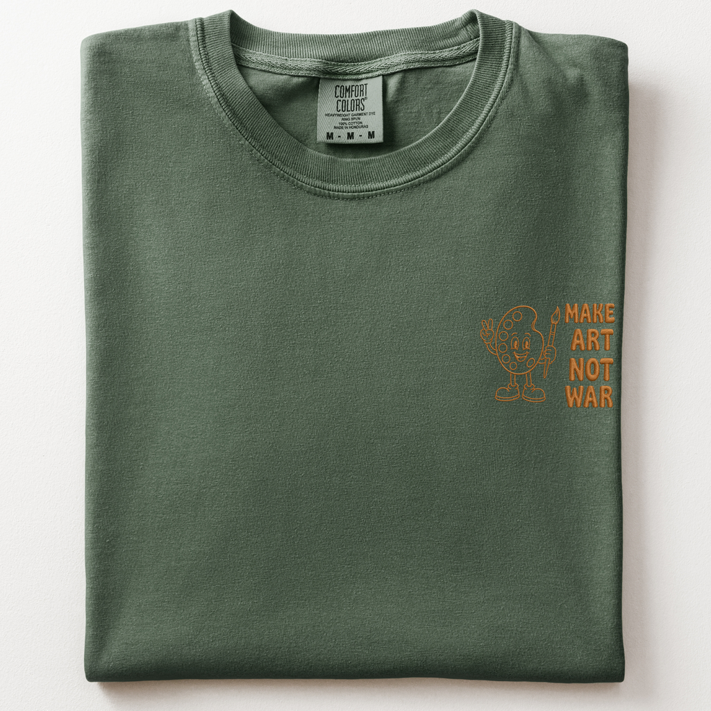 Make Art Not War Paint T-Shirt