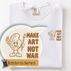Make Art Not War Paint T-Shirt