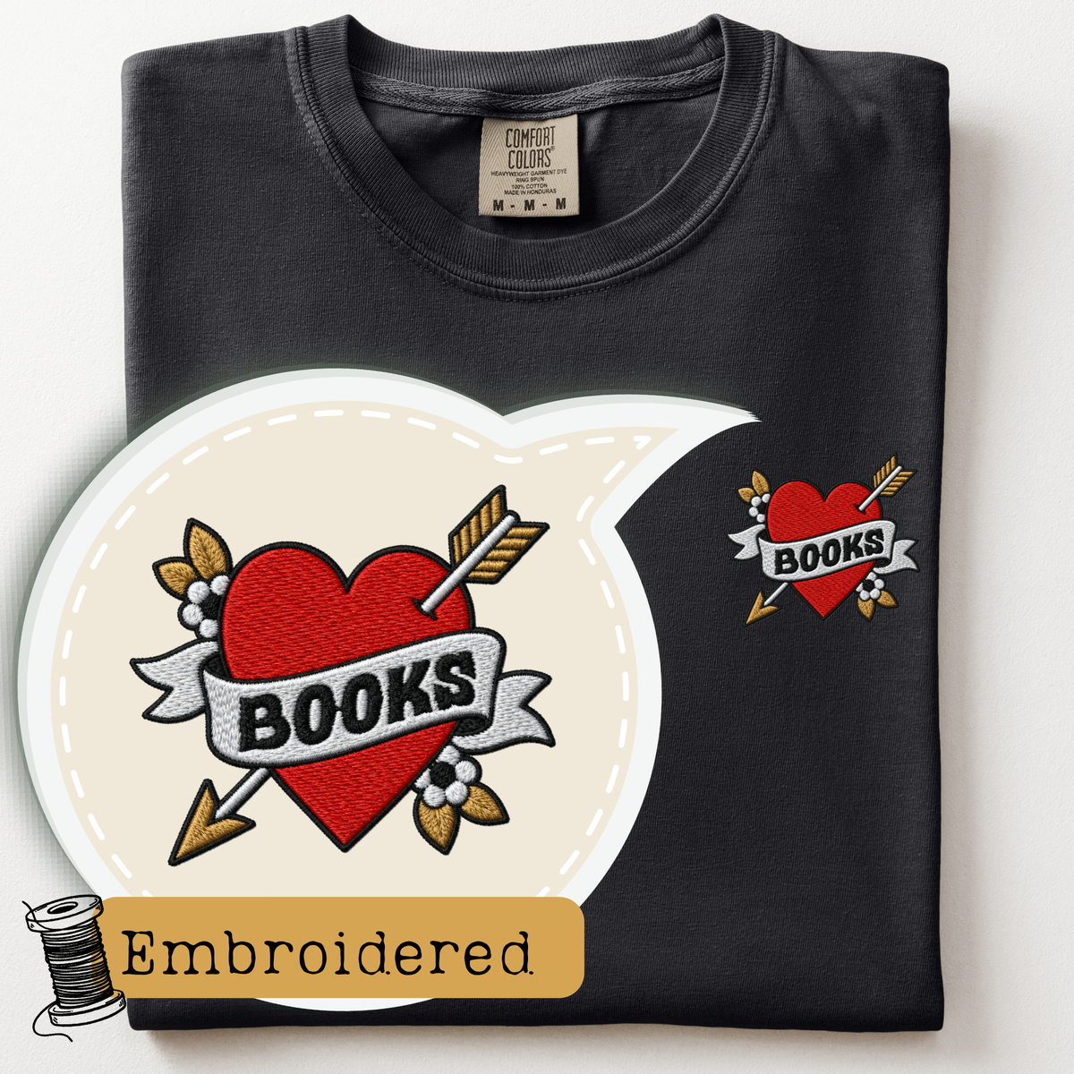 Books Tattoo T-Shirt