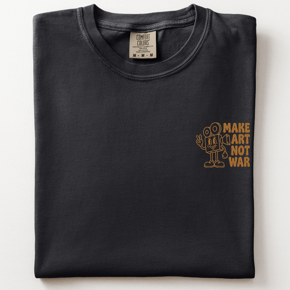 Make Art Not War Film T-Shirt