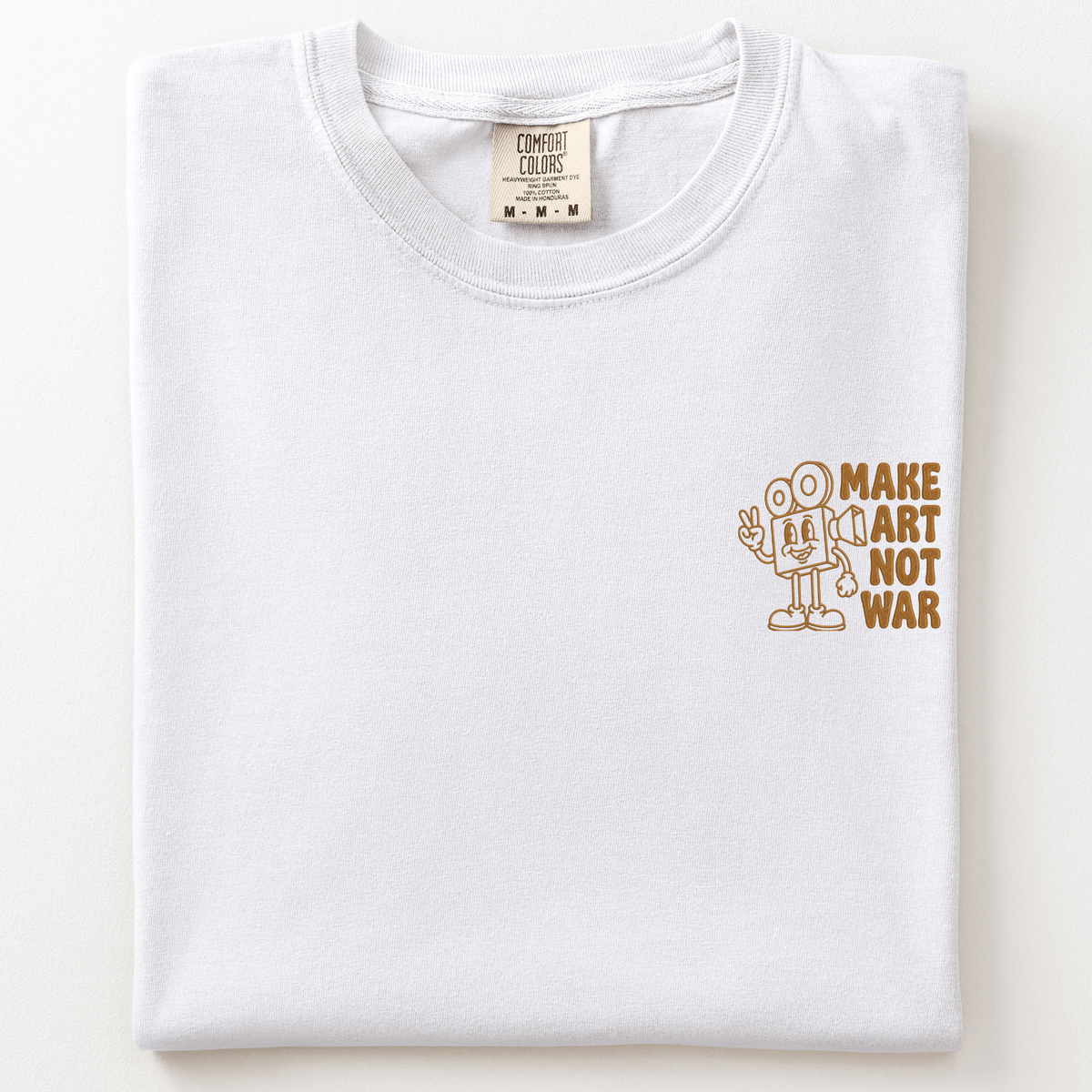 Make Art Not War Film T-Shirt